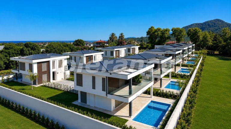 Villa from the developer in Tekirova, Kemer with pool - buy realty in Turkey - 141046