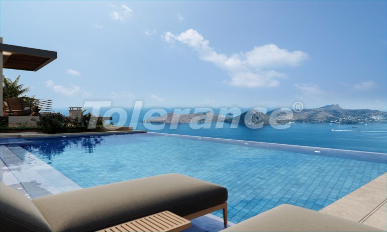 Villa van de ontwikkelaar in Yalıkavak, Bodrum zeezicht zwembad - onroerend goed kopen in Turkije - 67853