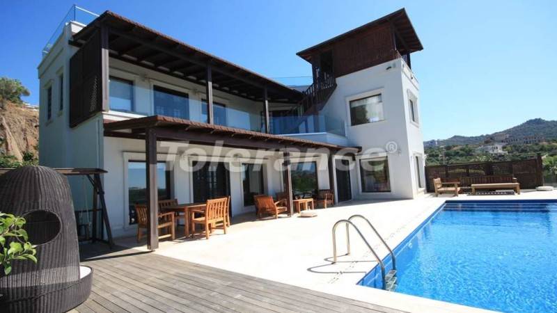 فلل من المتعهد في:في يالكيفاك, بودروم اطلالة على البحر مسبح - شراء عقار في تركيا - 12948