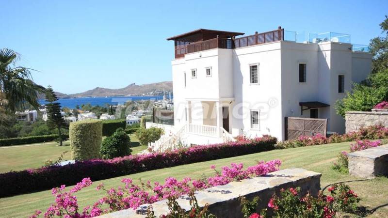 فلل من المتعهد في:في يالكيفاك, بودروم اطلالة على البحر مسبح - شراء عقار في تركيا - 12953