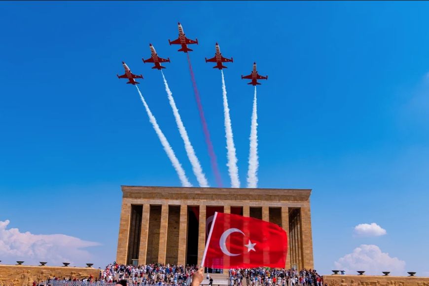 Ceremonies bij Anıtkabir